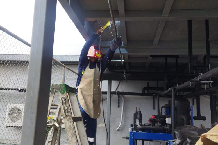 Trabajos de soldadura